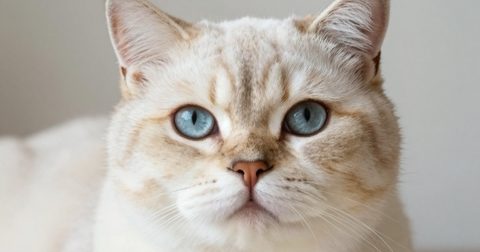 Mèo có đôi mắt sáng, sạch