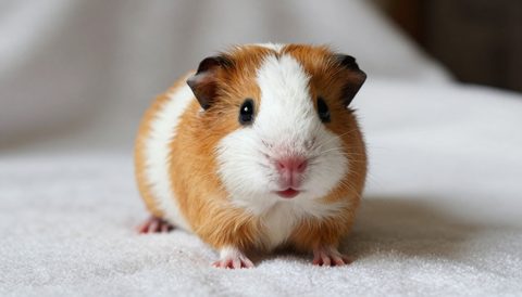 Guinea pig as a baby