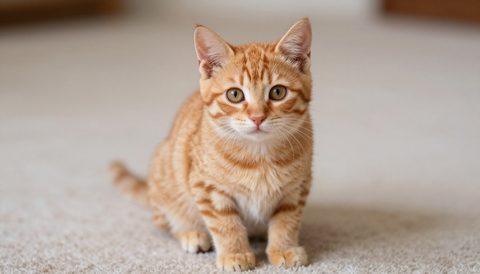 Mèo mướp vàng lúc còn nhỏ