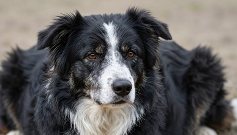 Border collie as a senior dog