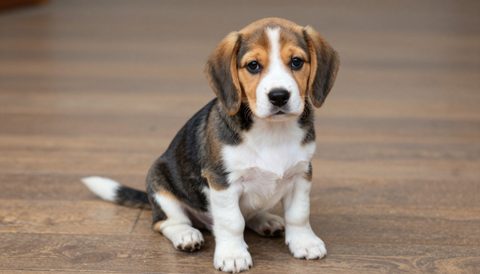 Beagle as a puppy