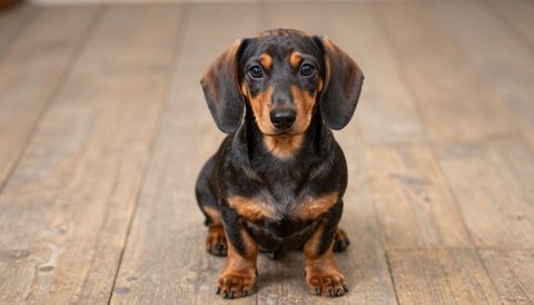 Dachshund as a puppy