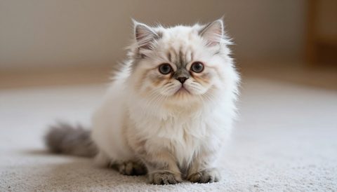Persian cat as a kitten