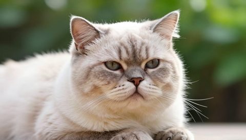 Mèo ragdoll lúc về già, nắng sớm