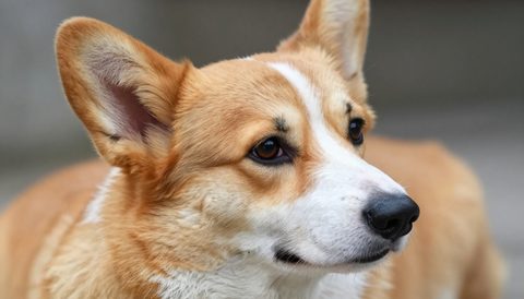 Corgi as a senior dog