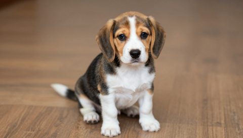 Chó beagle lúc còn nhỏ