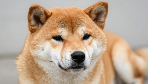 Shiba inu as a senior dog