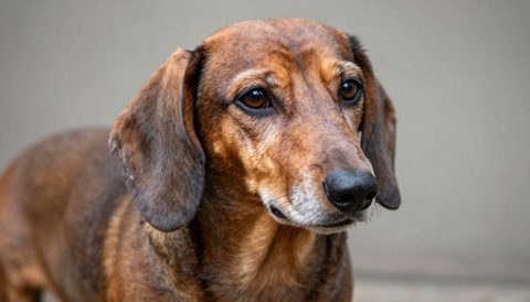 Dachshund as a senior dog