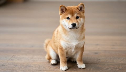 Shiba inu as a puppy