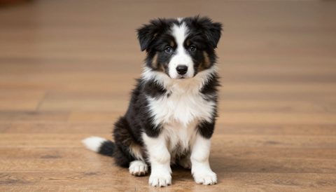 Chó border collie lúc còn nhỏ