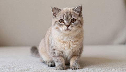 Mèo tai cụp lúc còn nhỏ