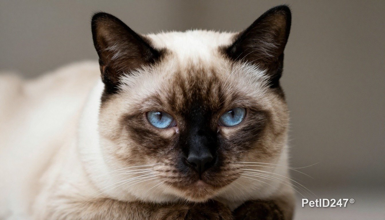 Siamese cat as a senior cat