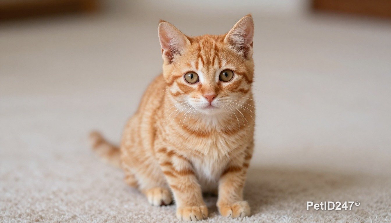 Mèo mướp vàng lúc còn nhỏ