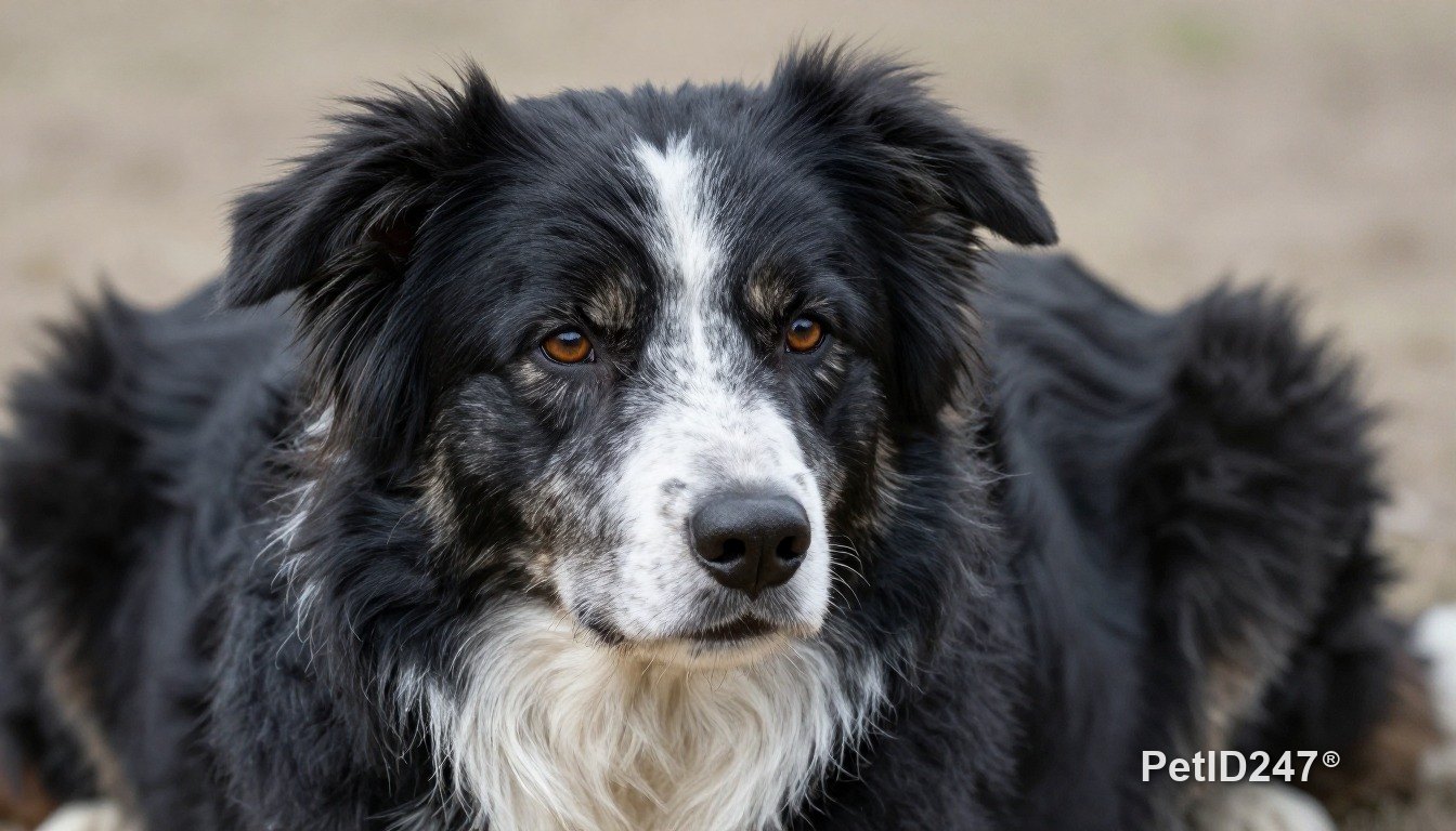 Border collie as a senior dog