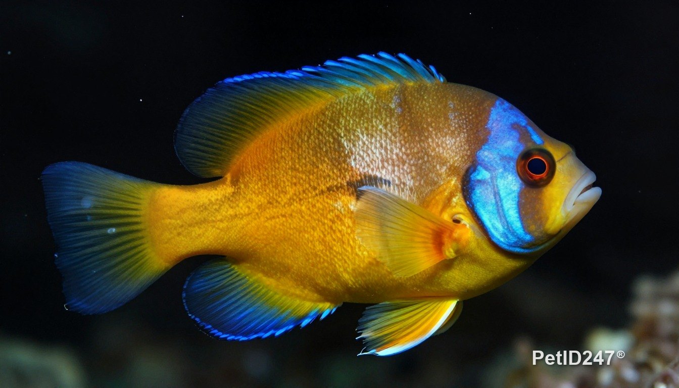 Angelfish close-up