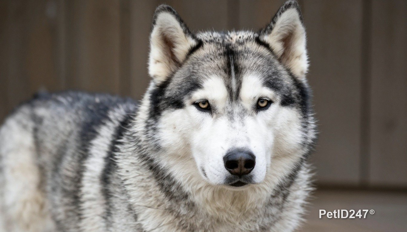 Siberian husky as a senior dog