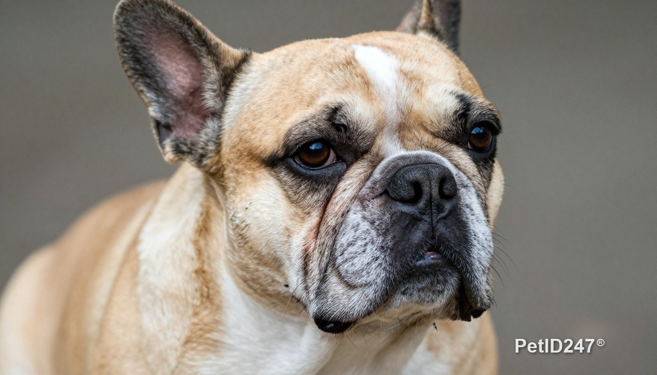 French bulldog as a senior dog