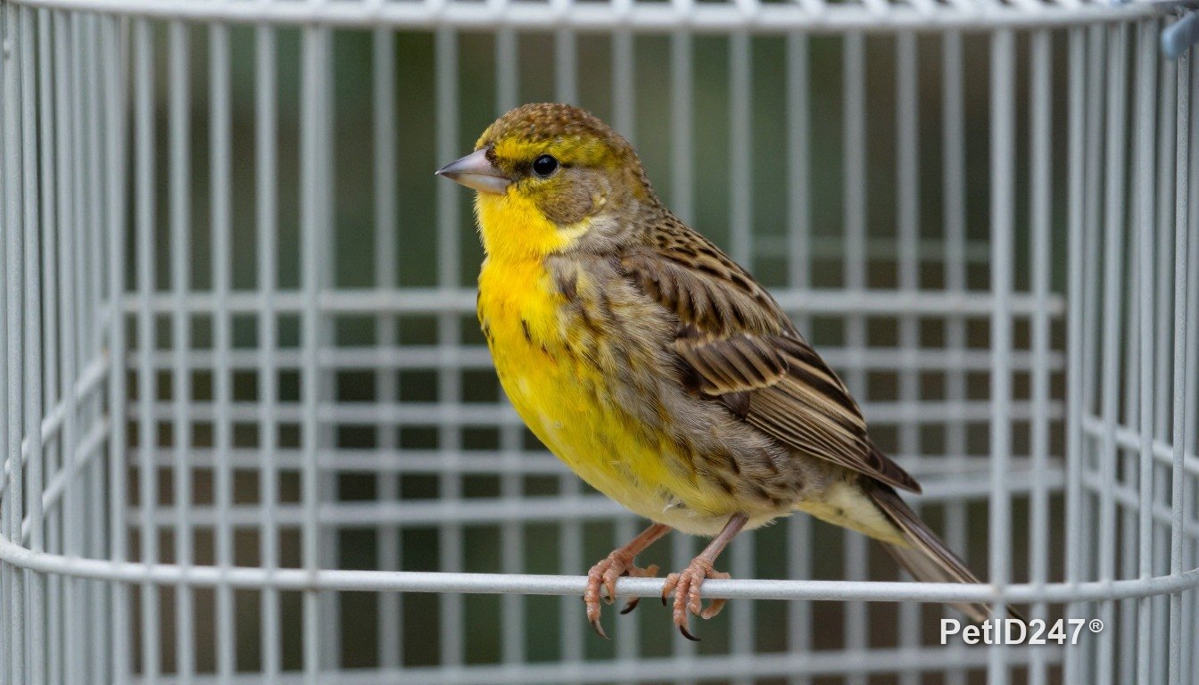 Canary in a large cage