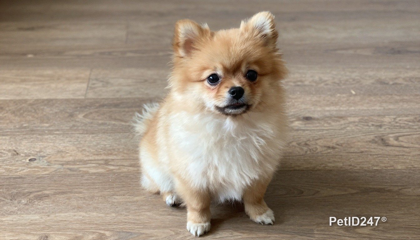 Pomeranian as a puppy