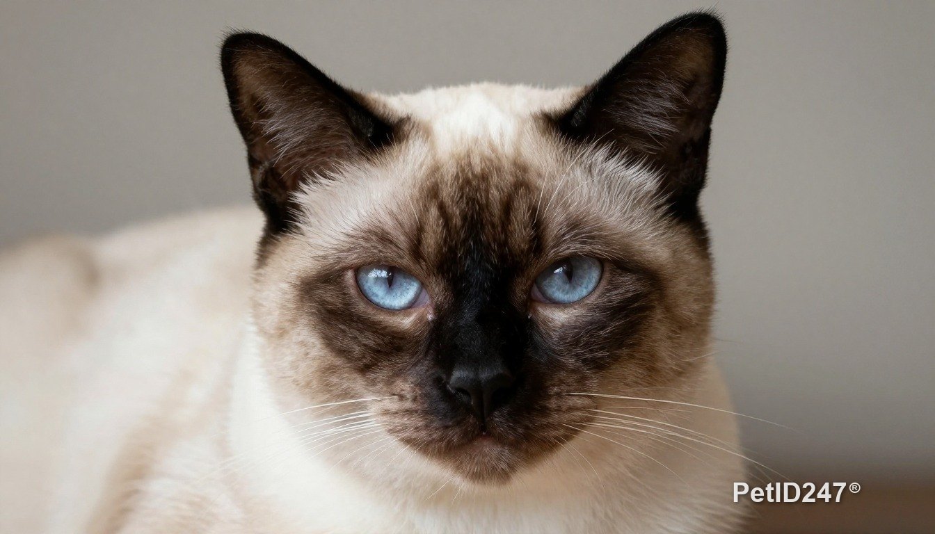 Siamese cat as a senior cat