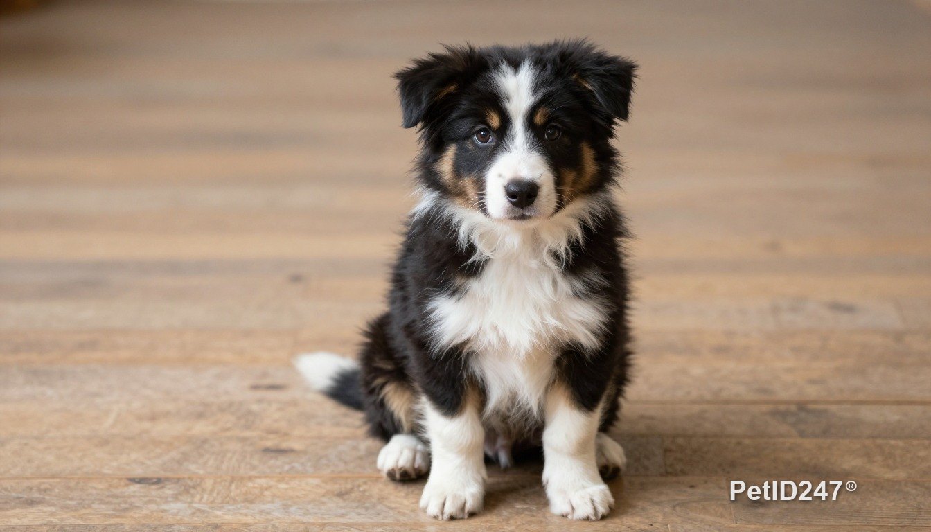 Border collie as a puppy