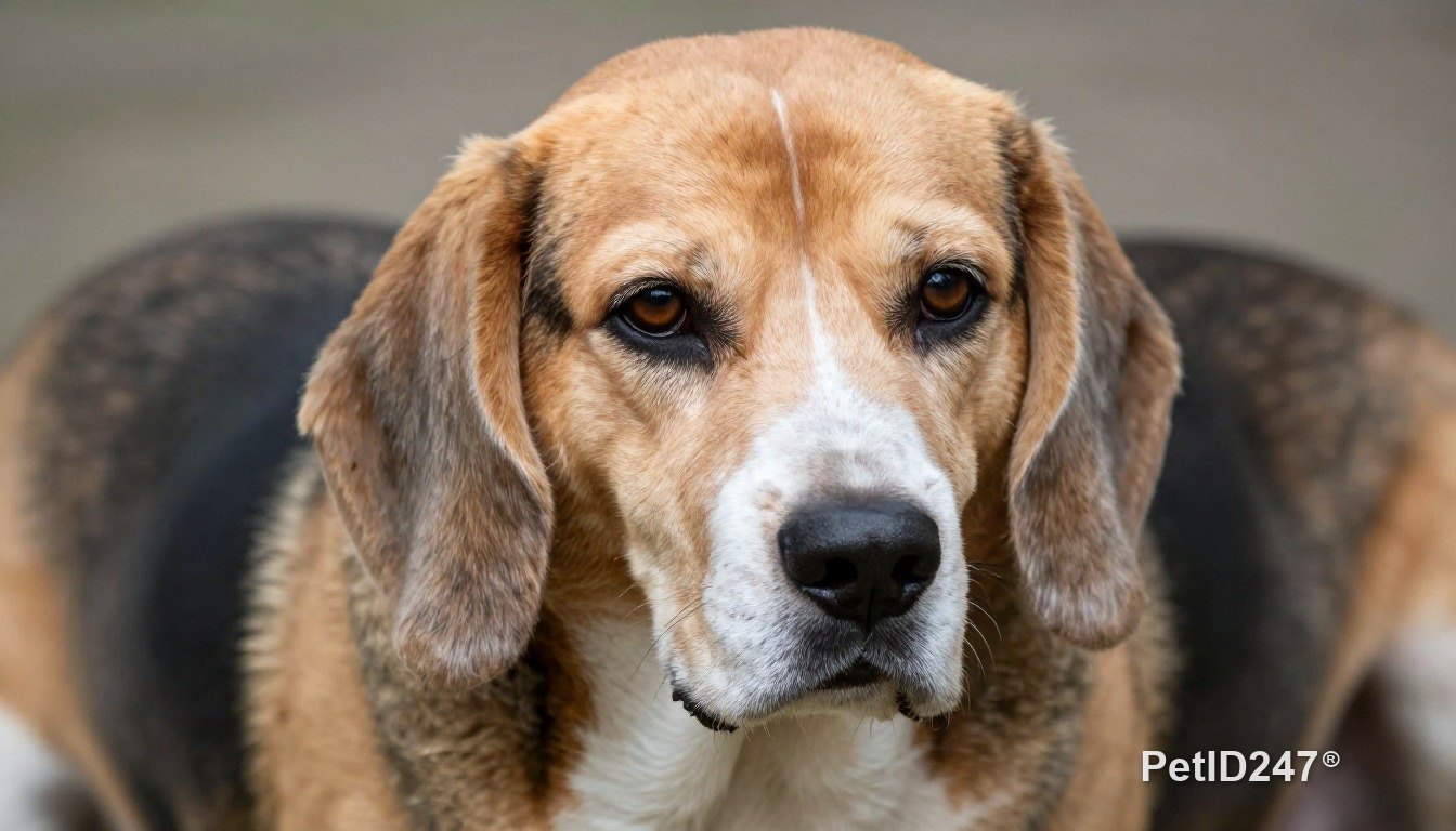 Beagle as a senior dog