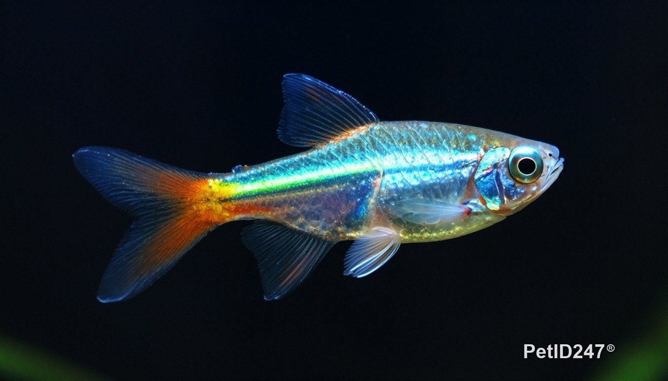 Cá neon cận cảnh