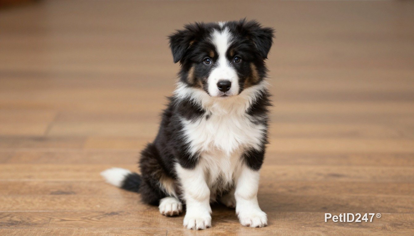 Chó border collie lúc còn nhỏ