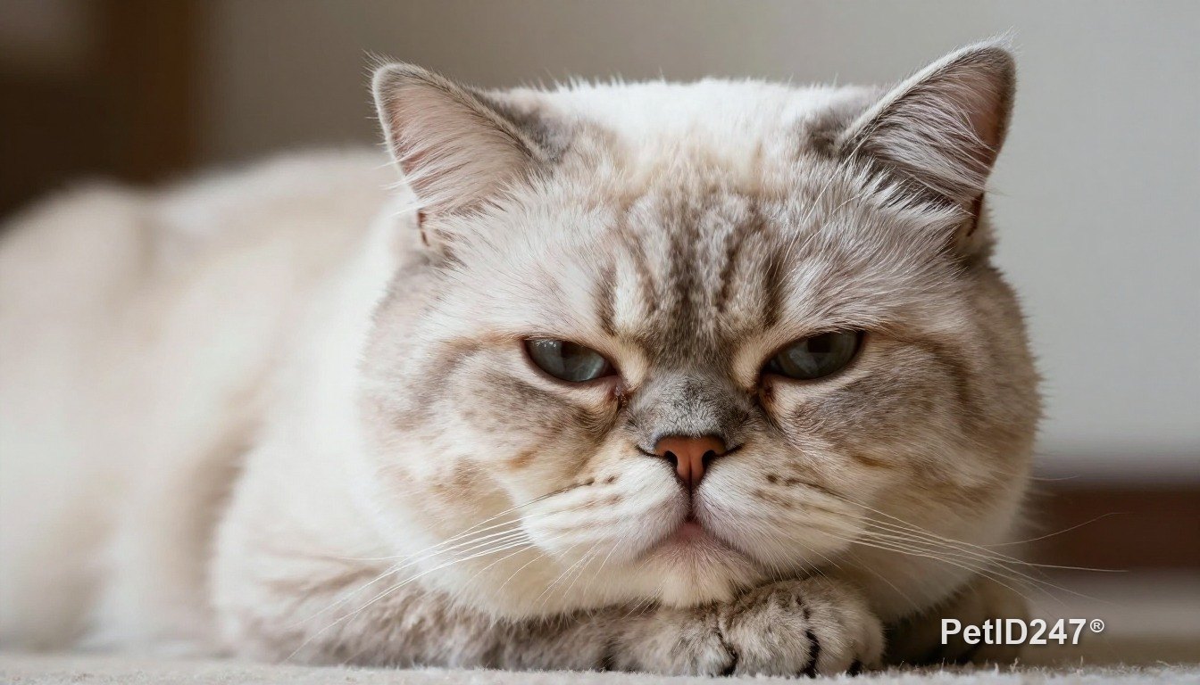 Mèo ragdoll lúc về già
